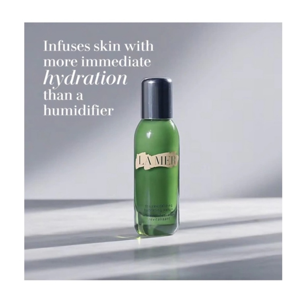 NEW in Box La Mer The Revitalizing Hydrating Serum - .1 fl oz 3 piece Bundle - Picture 6 of 7